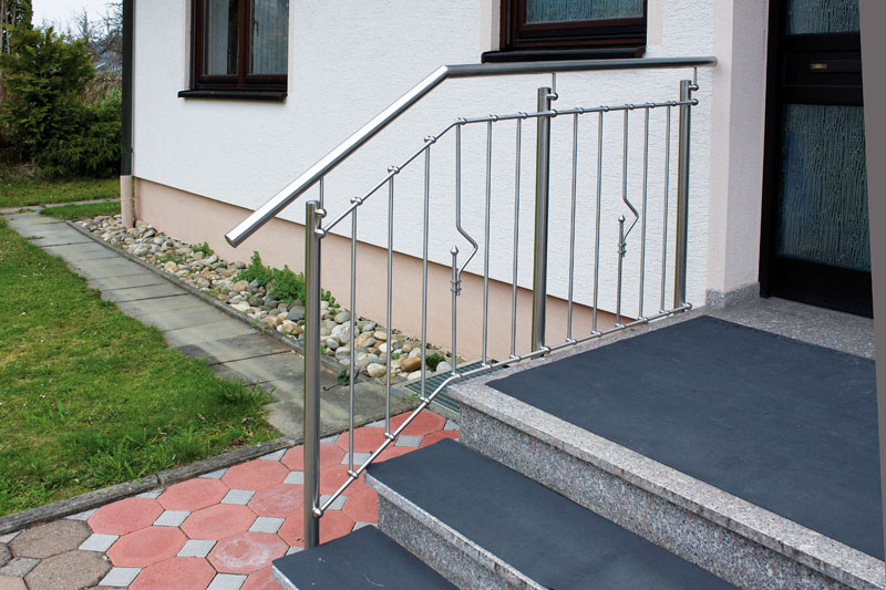 Edelstahl- Treppengeländer von Weizel Metalltechnik Edelstahl- Treppengeländer für Innen- und Außenbereiche von Weizel Metalltechnik